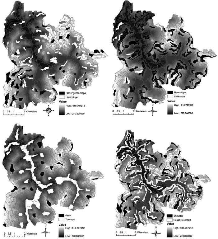 330-344) (a) Képobjektumok megjelenítése digitális terepmodellen, és