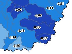 eredményei IMAGE2000 adatok feldolgozásával Magyarország teljes területére (a),