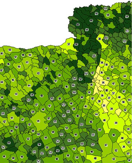 Felhasznált alapadatok: Landsat