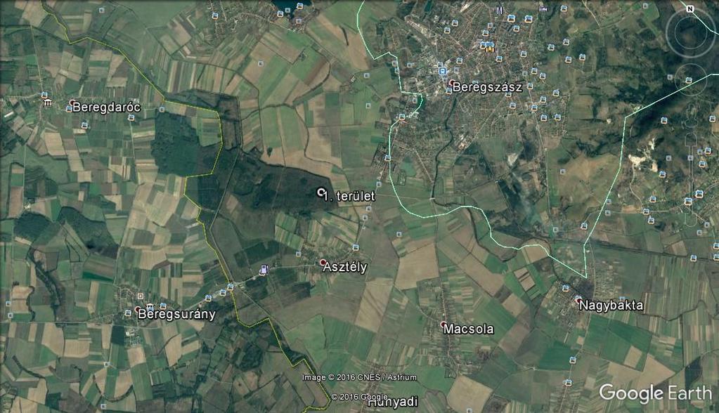 II. ANYAG ÉS MÓDSZER Terepi kutatásainkat két gyertyános-tölgyesben végeztük - a Beregszászi járásban közvetlenül az ukrán-magyar határnál fekvő Asztélyi erdőben és az Ungvári járásban elhelyezkedő