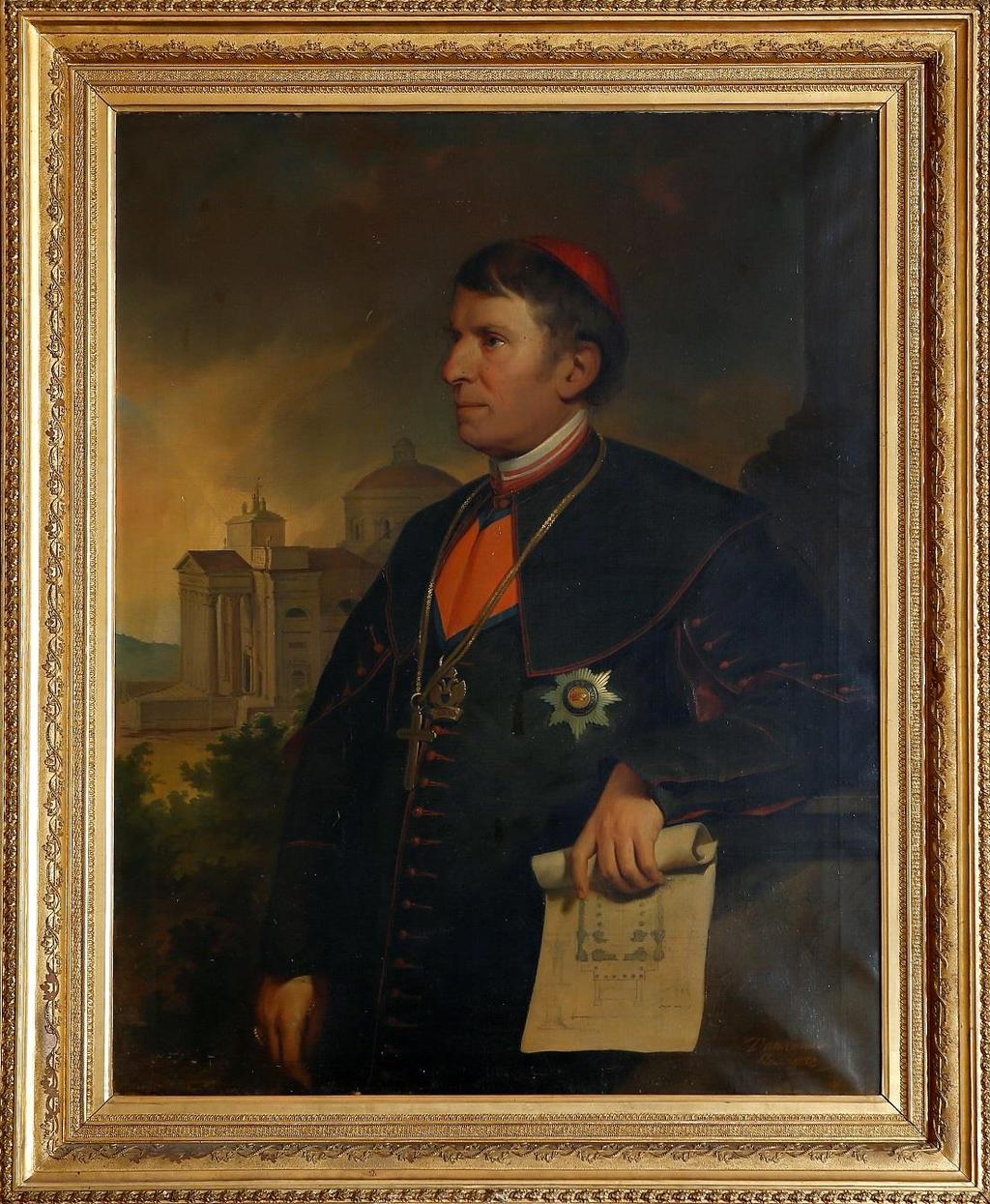A tárlat fő nézetének középpontjában Joseph Danhauser híres Pyrker-portréja áll 1832-ből.