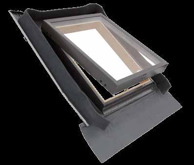 FLEX KFB 0-90 MM A Dakea Flex tetőbevilágító oldalt vagy felfelé nyíló kivitelben készül.