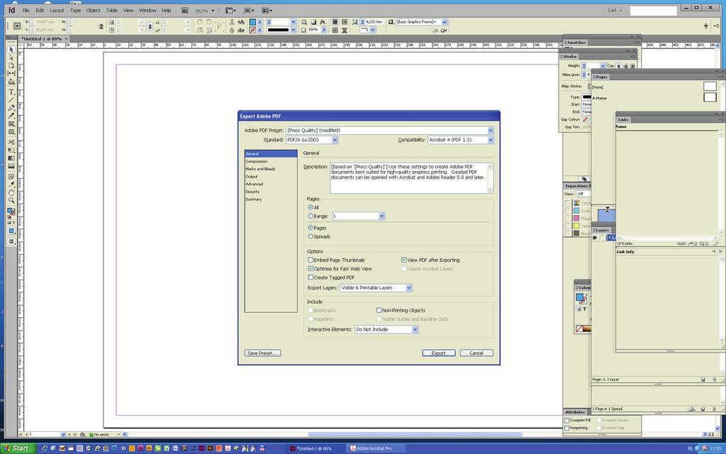 PDF exporting guidelines When you save a document as an Adobe PDF file, you can choose whether you want to create a PDF/X-compliant file.