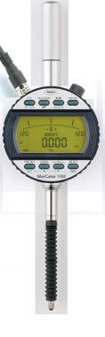 375 ø8 79,5 ø65 USB MarConnect RS232C 25 mm Digimatic IP42 50 mm Jellemzők Funkciók: ON/OFF RESET (számjegyes vagy skálás kijelző nullázása) - 0 - (skála kijelző nullázása) PRESET (értékbevitel) DATA