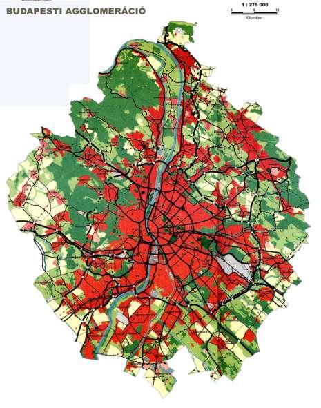 Először elveszett a város azonosulása a vidékkel, amely őt övezi: sem a város, sem a falu nem rendelkezik korábbi, megszokott jellegével, hanem észrevétlenül összeolvadnak