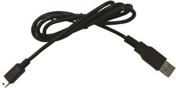 Választható kiegészítők Kábel USB soros A -Mini B Az