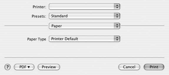 Ezzel költséghatékonyan nyomtathat vázlatoldalakat. 1 A Macintosh-alkalmazásból válassza a Print (Nyomtatás) pontot a File (Fájl) menüből. 2 Válassza az Layout lehetőséget. Mac OS 10.