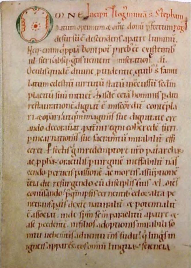 ISTVÁN KIRÁLY AZ UTÓKOR SZEMÉBEN Szent István és Szent Imre képe III. András házi oltárán fordulójáról származik.