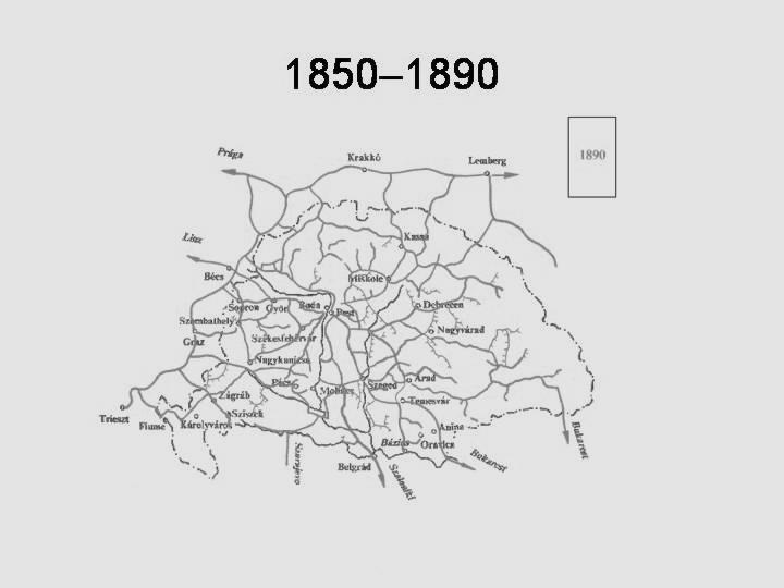 Név:... osztály:... 3. dia 2. Az első dián a cím A vasútfejlesztés fénykora 40 pontos fekete Arial vagy Nimbus Sans betűkkel; az alcím XIX.