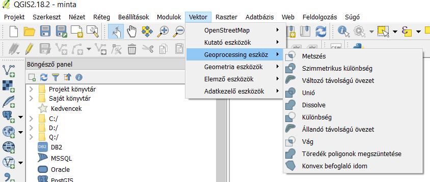 A különböző rétegeknél beállíthatjuk az átlátszóság mértékét, ezzel áttekinthetőbbé válhat az állományunk.