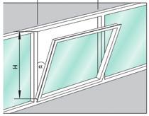 Rendszeráttekintés 15 System overview Tûzgátláshoz kapcsolódó ikonok, magyarázatok Fire and smoke protection icons and explanations Besorolás Class designation Alkalmazott üvegezés Glazing type