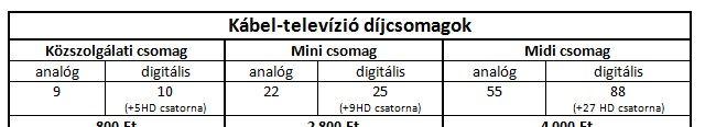 PRO TV International hírek, sport, filmek, magazinműsorok román C57 SAT.1 hírek, riportok, filmek, magazinműsorok német 762 MHz fixtv magazinműsor fiataloknak, szám.tech.