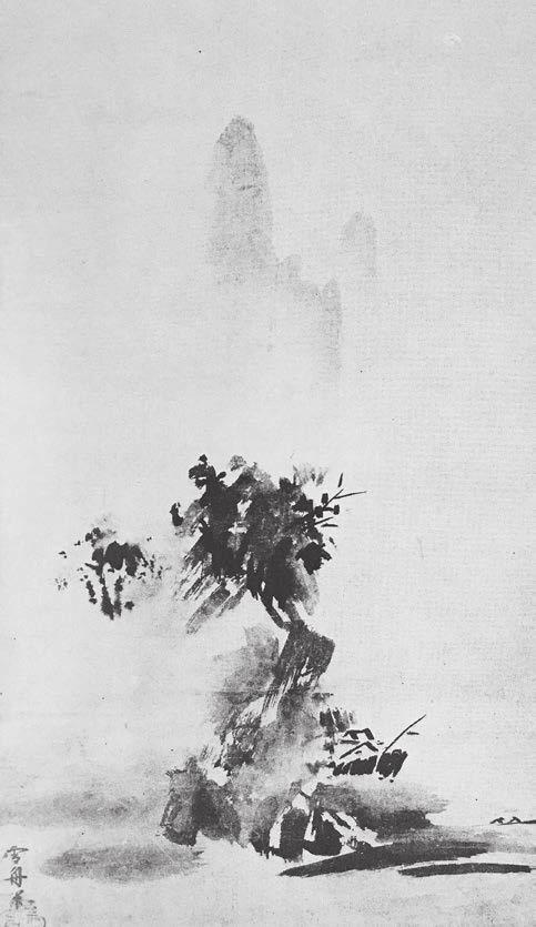 TURIZMUS ÉS TRANSZFORMÁCIÓ TÁJ ÉS IDENTITÁS 3. kép Sesshū Tōyō: Tájkép (1495). Tusfestés papíron (Ito, N. et. al.
