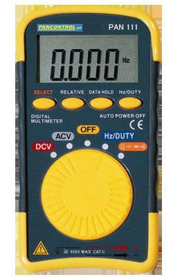 Compact multiméter PAN Profimeter Digitális multiméter vibrációs riasztás Digitális kijelző 21 mm Kijelző 1999 Maximális érték memória Hőmérséklet mérés Automatikus és manuális-választás Diódateszt