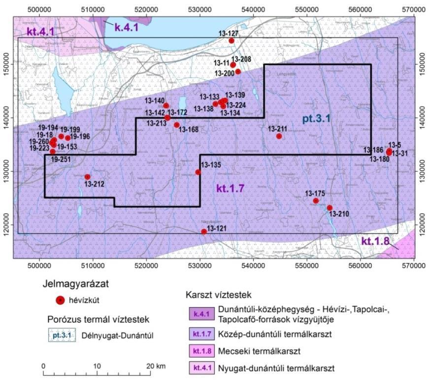 Somogyvár Komplex érzékenységi és terhelhetőségi vizsgálati jelentés 28 táblázat Nyilvántartott ásvány- és gyógyvízkutak Település Kút jele Víz kereskedelmi neve Felhasználás EOV Y EOV X Térképi jele