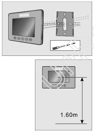 A MONITOR FELSZERELÉSE MŰKÖDÉSI LEÍRÁS Óvatosan távolítsa el a monitor képernyőn és kamerán található védő fóliát! 1.