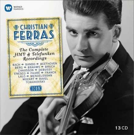 Offenbach, Bizet RÉGINE CRESPIN szoprán ICON CHRISTIAN FERRAS CHRISTIAN FERRAS 13 0190295763084 E04 A kiadvány Christian Ferras francia hegedűművész halálának 35.