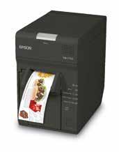 Az Epson TM-L500A jegynyomtató akár 250 mm/mp nyomtatási sebességével lerövidíthető a címkék nyomtatásának ideje, és mivel papírtípusok