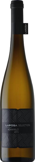 Fehérborok / White Wines / Weissweine Laposa Kéknyelű 2016 Badacsony Virágos illat, sárga gyümölcsökkel, íze ásványos, gazdagon bazaltos.