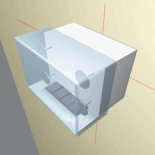 Pihenolemezek hanggátló elválasztása Elasto-TBP Box Elasto-Foam Elasto-TBP-Box lépcsőpihenők falba kötéséhez Az új Elasto-TBP Box rövid konzolos felfekvésekkel biztosítja a lépcsőházi pihenőlemezek