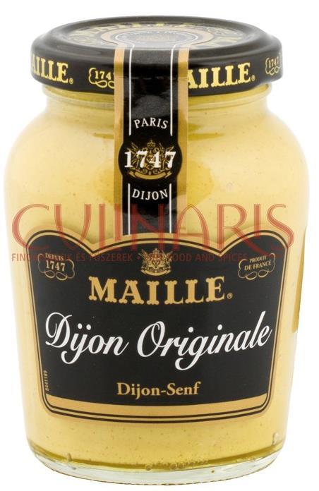 A kereskedelemben kapható mustárfajták (1.) Dijoni mustár: Dijonban, Franciaország mustár-fővárosában készítik.