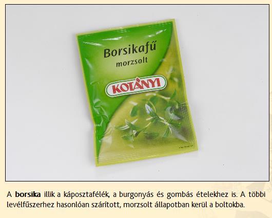 Borsikafű