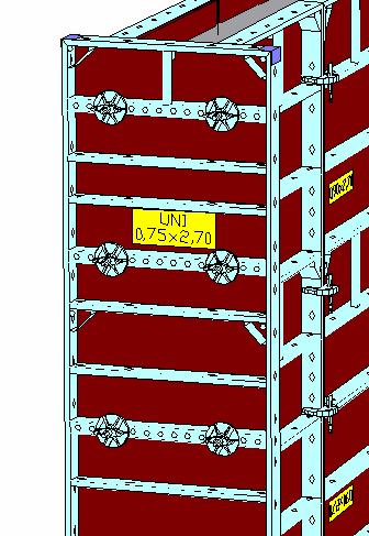 A rögzítésük módja: - Frami univerzális kötőcsavarral a keretlyukakon keresztül Falvéglezárás Frami univerzális