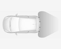 A rendszer a hátsó lökhárítóba épített négy ultrahangos érzékelőt tartalmaz. Bekapcsolás A hátrameneti fokozat kapcsolásakor a rendszer automatikusan működésre készen áll.