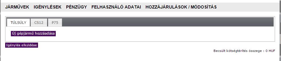 A cím felvétele gombra nyomva a felület jobb oldalán megjelenik a rögzített cím: Több cím is megadható, ha az irányítószám, utca és házszám megadása után a cím felvétele gombra nyomunk.