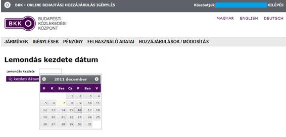 engedélyek módosítását, illetve lemondását. 4.5.1.