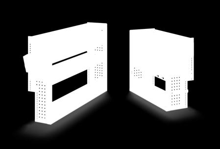 függőleges rakományrögzítő sín jobb oldali modul Sz 1025 x Mé 440 x Ma 900 mm n 1 polc, csúszásgátló szőnyeggel n 2 fiók, csúszásgátló szőnyeggel n 2 variosort, 20 tárolódobozzal, 1 variosafe L n 1