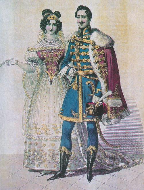 Az ünnepi eseményeken az európai divattól eltérő magyar díszruhát öltöttek magukra. Milyen volt a magyar díszruha?