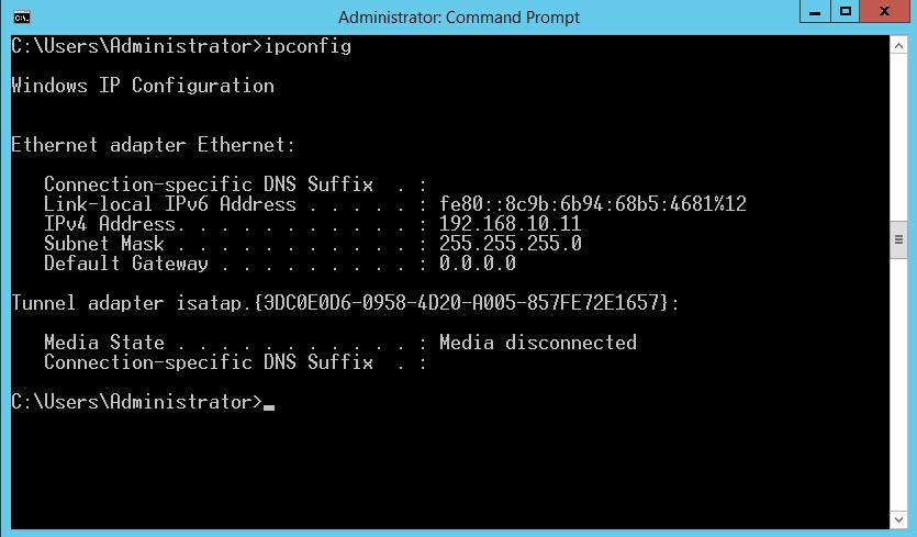 ipconfig /release Release the leased configuration back to the DHCP server.