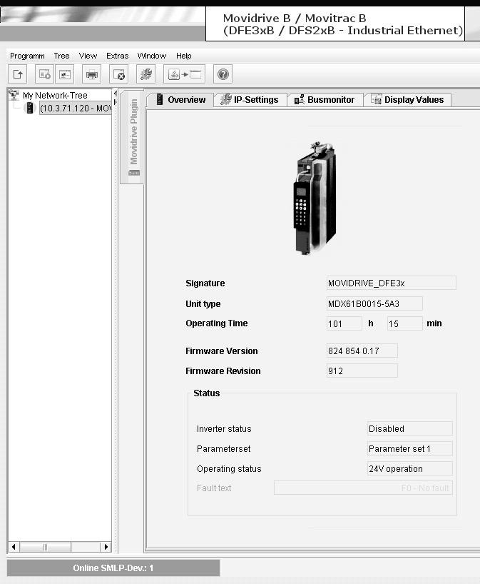 7 Integrált webszerver A diagnosztikai applet felépítése Plugin ablak [1] [2] [3] 62703AXX [1] A nyitott pluginek füle Ha több plugint nyitott meg (pl.