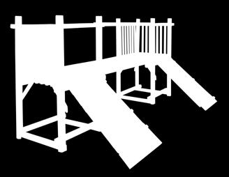 Alapterület: 2,15x0,69 m Területigény: 5x3,6 m Esésmagasság: 0,39