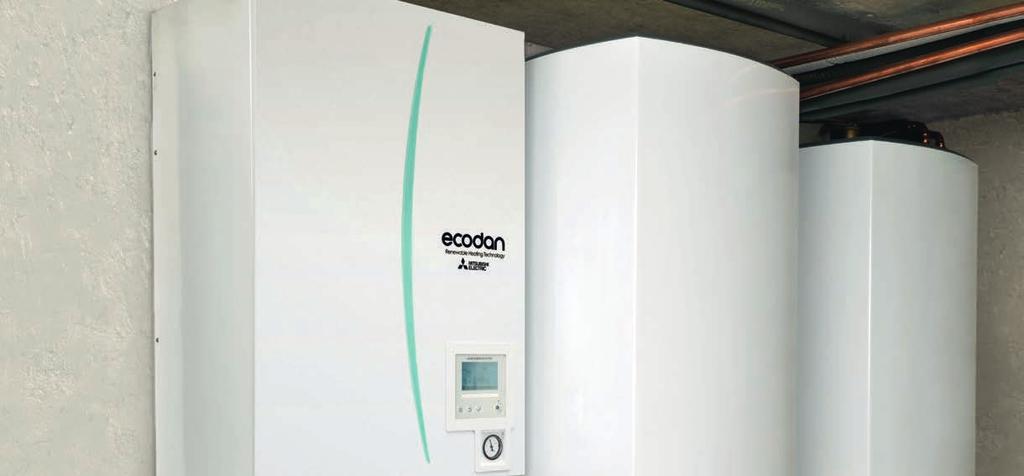 ECODAN HYDROMODUL Ecodan hydromodul A profi hőszivattyú A hydromodulok legújabb generációjának számos részletét optimalizálták: a nyomásmérő közvetlenül a szabályzó kijelzője mellé van a házba építve.