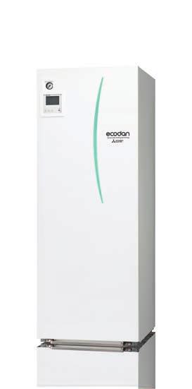 Ecodan hőszivattyúk Kültéri egység Hydromodul Tárolómodul Kintről bentre Bejáratott csapat fűtésre és melegvíz-ellátásra Az Ecodan levegő/víz hőszivattyú rendszer lakó- és üzleti helyiségek fűtésére,