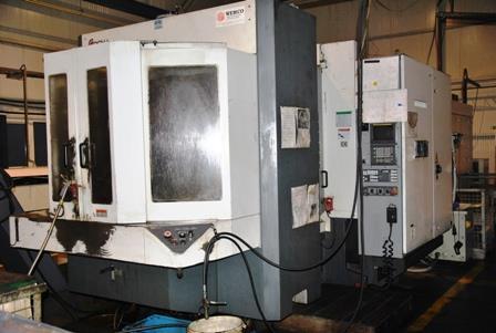 Enshu JE-80 Évjárat: 2000 Mozgástartomány: 800x800x800mm BT50 Főorsóval 2