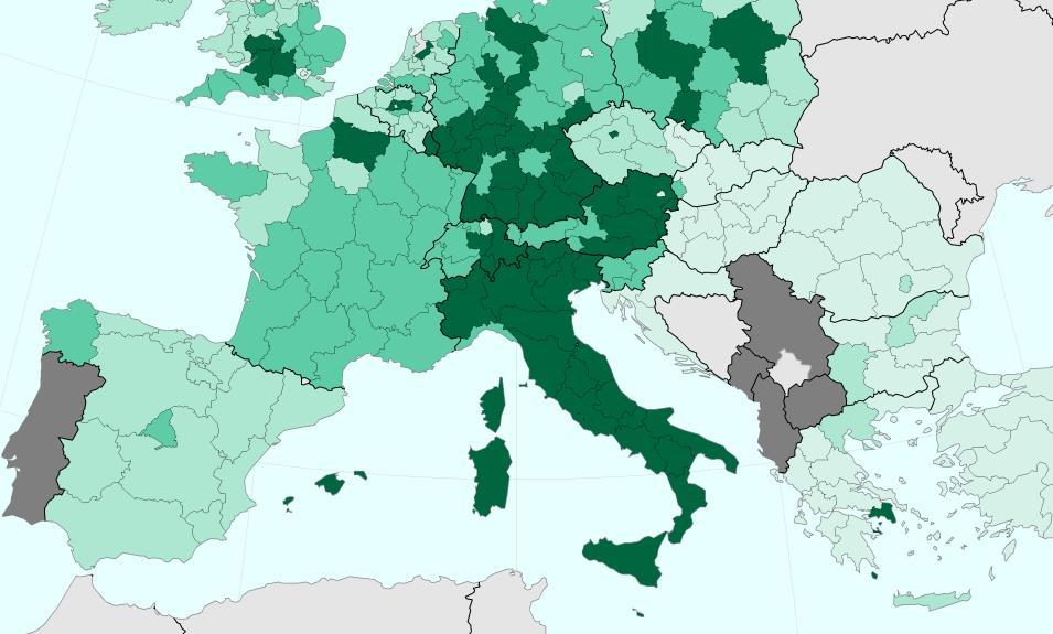 Ennek ellenére a tulajdonban lévő autók rátája 275-ről 2001-ben 354-re nőtt 2011-ben, ami 31,2 %-os növekedést jelent az egész időszakban.