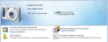 Mentse a számítógépre a fényképezőgépen lévő képeket.