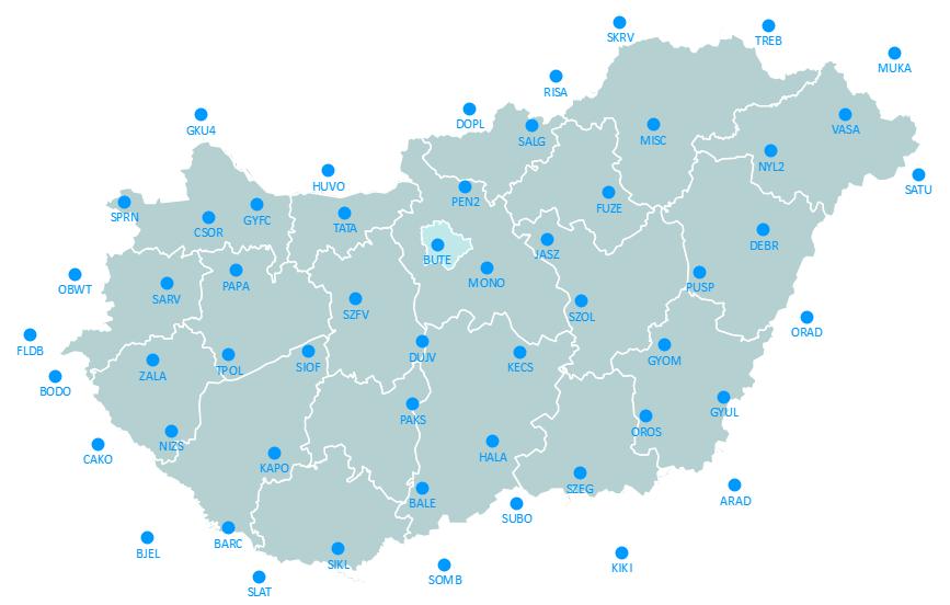 Global Positioning System DGPS és RTK állomások itthon Fenntartó: Budapest Föváros kormányhivatala Földmérési, távérzékelési és földhivatali