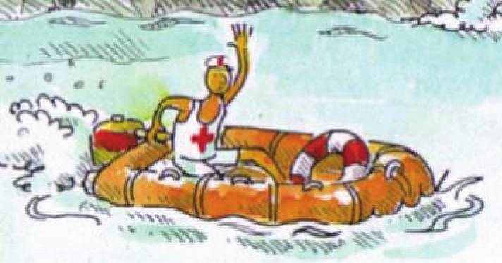 A kajakos evezőjének