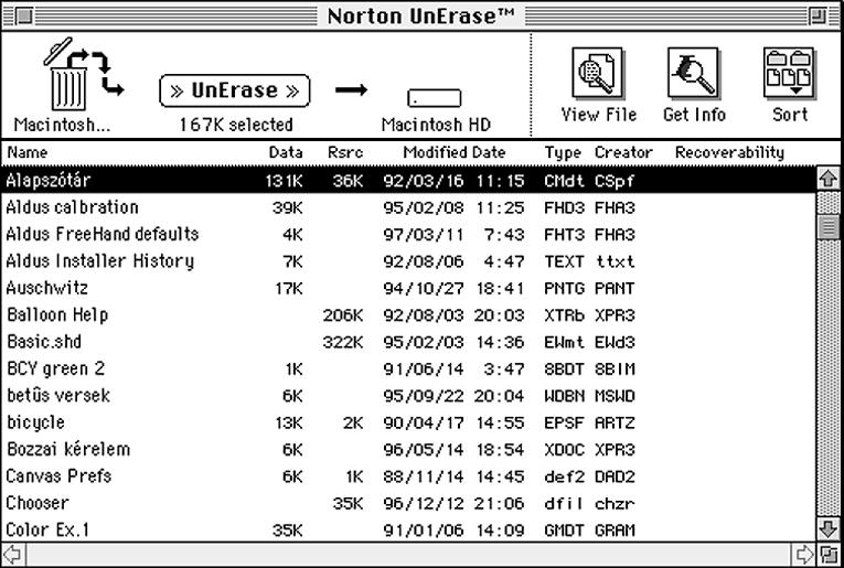 Aki minderre képes, hamarosan igénybe veheti a Norton Unerase szolgáltatásait (80. ábra).