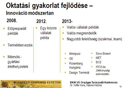 A hallgatók saját maguk által létrehozott team keretein belül foglalkoznak egy-egy konkrét, a gazdasági tanulmányaikhoz is sok-sok szállal kötődő feladat megoldásán az Értékelemzés/tervezés