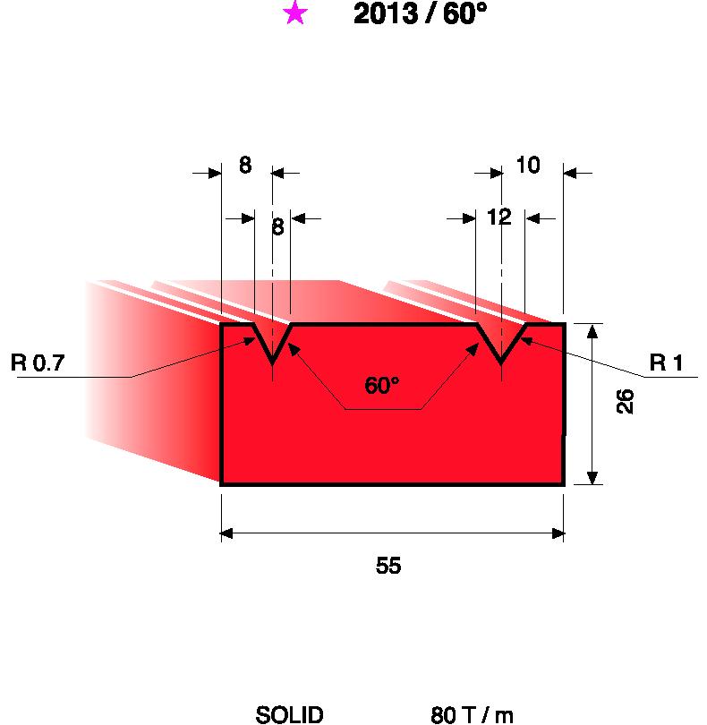 Az árak EXW olaszországi gyártómű, csomagolási költségek és Mwst nélkül értendők 2013/A/90 L = 415 mm