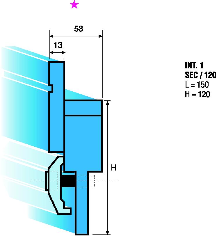 Standard hosszak: 835 mm,