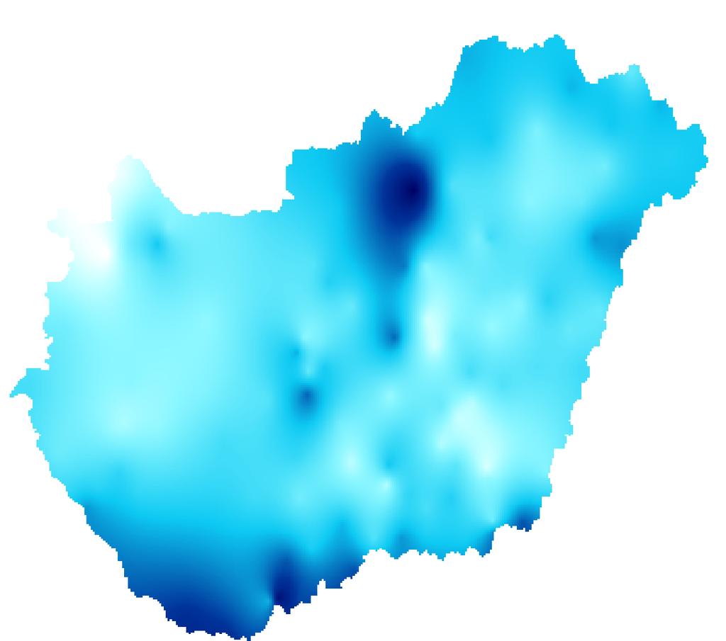 1. HELYZETÉRTÉKELÉS Csapadék 2009 decemberében a rendelkezésre álló adatok szerint az ország területére lehullott csapadék mennyisége 40 mm (Kapuvár) és 117 mm (Kékestet) között alakult, az országos