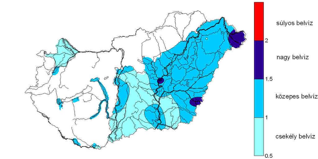 A középtávú (10 napos) és a hosszútávú (évszakos) meteorológiai elrejelzés az átlagosnál több csapadékot, és síkvidéken átmeneti enyhülést/olvadást jelez elre.