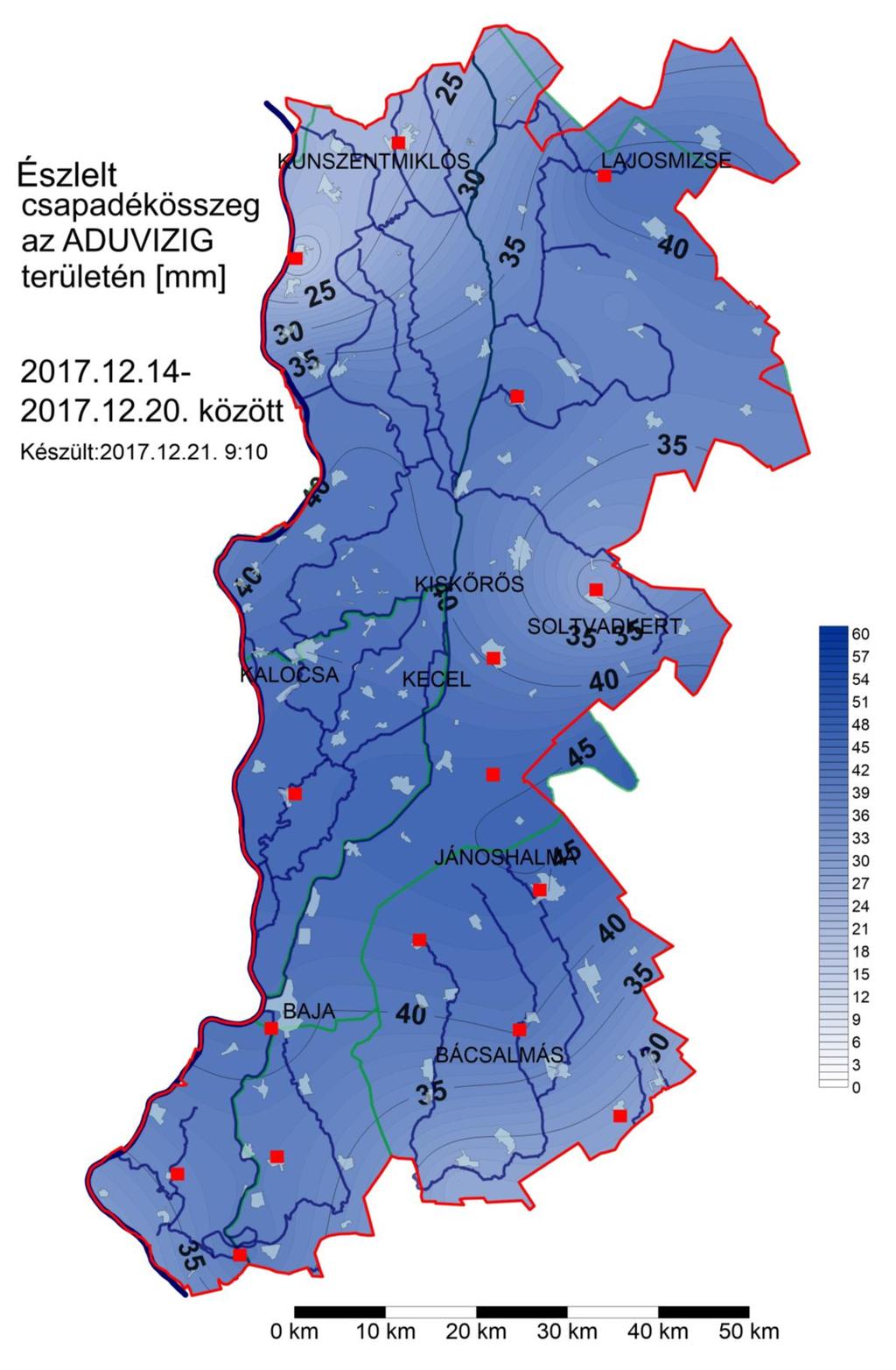 1.a melléklet Észlelt csapadék