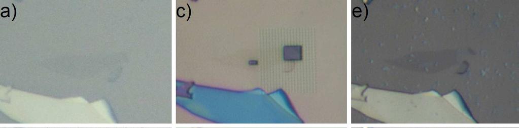 28. ábra a), b) Egy 15 µm hosszú (C30 jelzéső) grafénlapkáról készült fénykép és kontrasztosított változata.